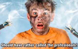 Only a professional electrician can perform the troubleshooting and problem solving necessary to diagnose what’s wrong with your electrical system and identify the appropriate solution.